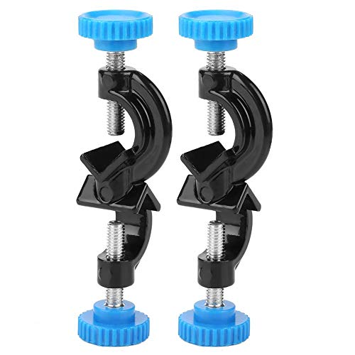 2Pcs Large Lab Cross Clamp Holder Rod Stand Rack Claw Metal Grip Clip Support Laboratory Equipment
