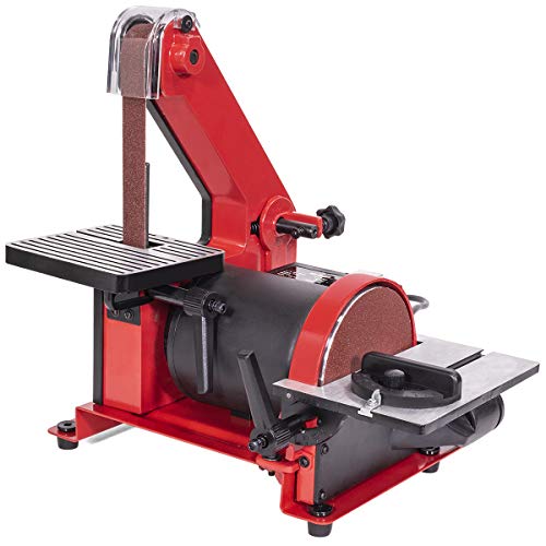 XtremepowerUS 1' X 30' Belt / 5' Disc Sander Polish Grinder Sanding Machine Work Station