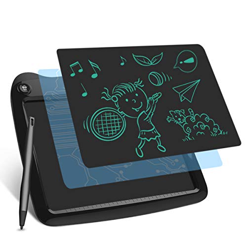 Enotepad LCD Writing Tablets, Drawing Doodle Board 9 Inch Digital eWriter for Kids Portable Electronic Graphics Black