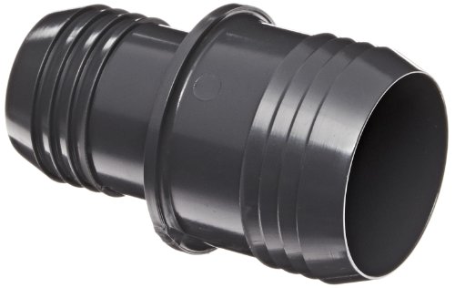 Spears 1429 Series PVC Tube Fitting, Coupling, Schedule 40, Gray, 1-1/4' Barbed