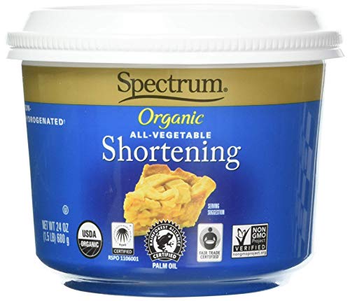 Spectrum Shortening, 100% Vegetable, Organic, 24 oz