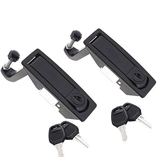 2PCS Compression Latch Lock Smith Series Powder Coated Zinc Alloy Replacement Flush Lever Latches Adjustable