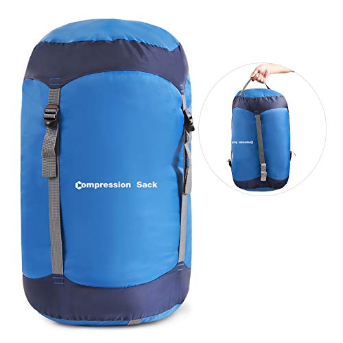 RedSwing Nylon Stuff Sack, Compression Stuff Sack, Lightweight Sleeping Bag Compression Sack for Hiking Backpacking Camping, 40L