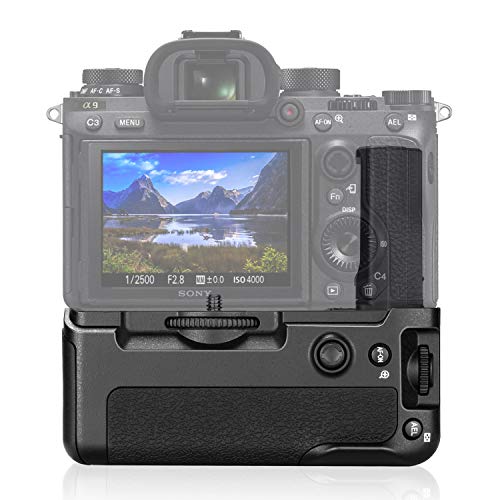 Neewer Vertical Battery Grip for Sony A9 A7III A7RIII Cameras, Replacement for Sony VG-C3EM, Only Works with NP-FZ100 Battery (Battery Not Included)