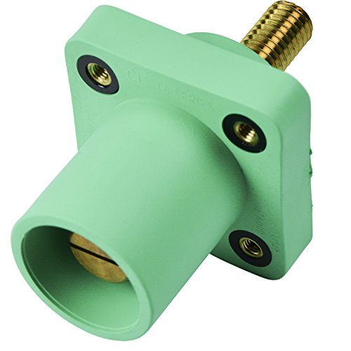 Marinco Power Products CLS40MRSB-E CLS 16 Series Panel Mount (400A/ 600V) 1.125' Threaded Stud; Male - Green (E)