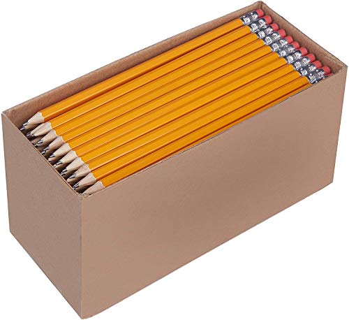 AmazonBasics Pre-sharpened Wood Cased #2 HB Pencils, 30 Pack
