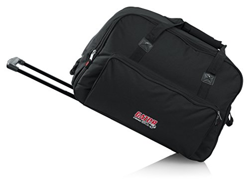 Gator Cases Rolling Speaker Bag for Small Format 12' Loudspeakers with Retractable Pull Handle (GPA-712SM)