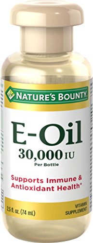 Vitamin E Oil by Nature's Bounty, Supports Immune Health & Antioxidant Health, 30,000IU Vitamin E, Topical or Oral oil, 2.5 Oz