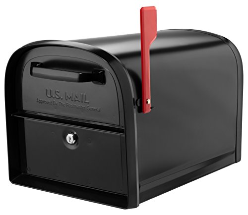 Architectural Mailboxes 6300B-10 Oasis 360 Locking Parcel Mailbox, Extra Large, Black