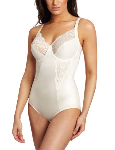 Maidenform Flexees Women's Shapewear Body Briefer with Lace , Buttercream, 38C