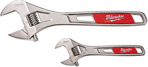 Milwaukee 48-22-7400 2-Piece 6 in. and 10 in. Adjustable Wrench Set