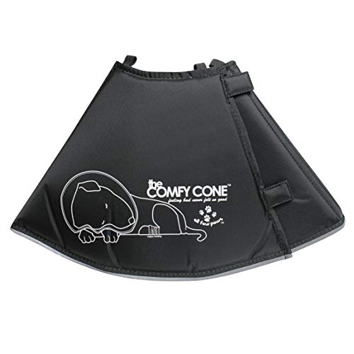 The Original Comfy Cone, Soft Pet Recovery Collar with Removable Stays,Large 25 cm