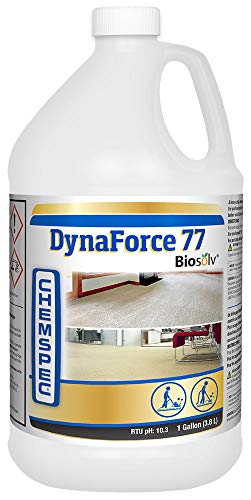 Chemspec Dynaforce 77 with Biosolv, Professional Carpet Cleaning Detergent for Commercial and Residential Carpet, 1 Gal