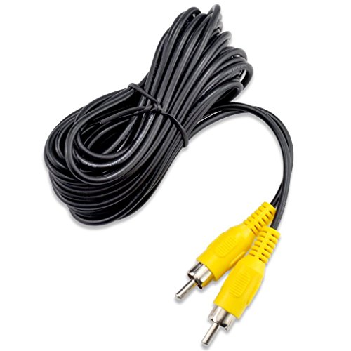 OLLGEN RCA Video Cable,Digital Audio Coaxial Cable with Male to Male Single Plug,A/V Extension Cord for Subwoofer Car Rear View Parking Buckup Camera,3m/10feet