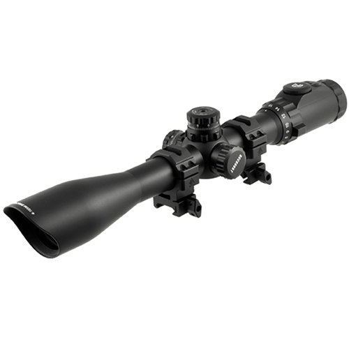 UTG 4-16X44 30mm Scope, AO, 36-color Mil-dot, w/ Rings