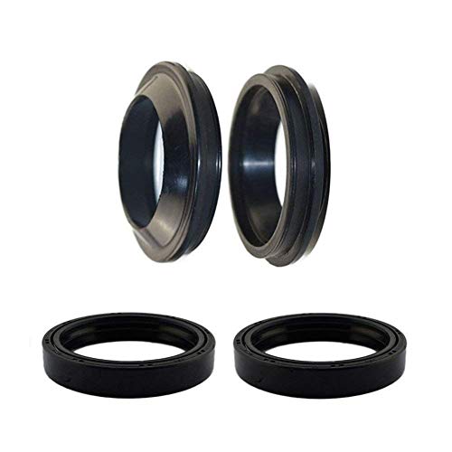 Unlimited Rider Front Fork Oil Seal Set with Dust Seal Caps Kits For Honda Shadow VT750 with 41mm forks 2003-2018, 41 x 53 x 8mm / 10.5