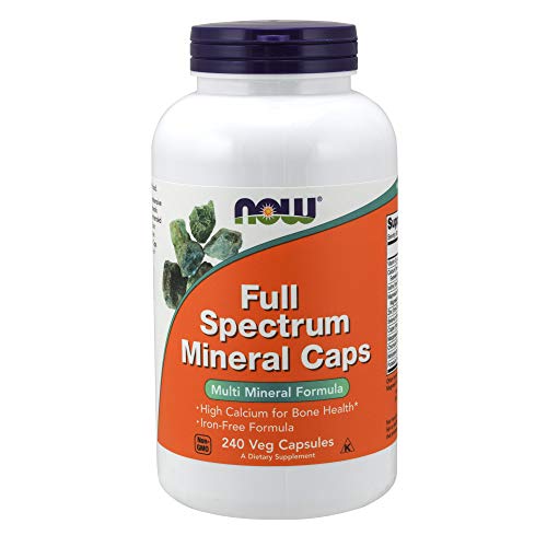 NOW Supplements, Full Spectrum Mineral Caps, Multi Mineral Formula, 240 Veg Capsules