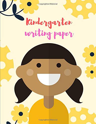 kindergarten writing paper: Notebook lined large : line notebook for kid/ lined notebook for kids/ lined notebook paper kids/lined notebooks ... paper for kids( writing paper with lines)