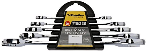 RoadPro RPS2019 5-Piece Open End Wrench Set