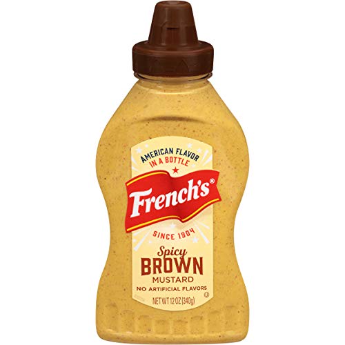 French's Spicy Brown Deli Mustard, 12 oz, Spicy Mustard