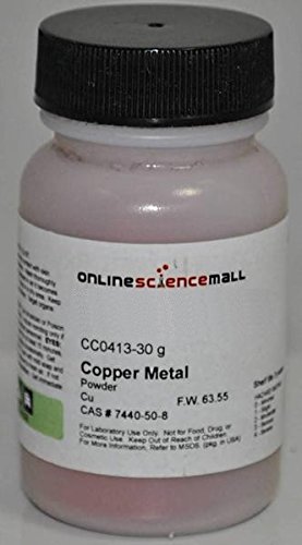 Copper Metal Powder, 30g - Lab Grade Laboratory Reagent