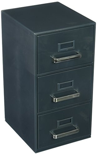 Forum Novelties 3-Drawer Mini Filing Cabinet 9'H x 5.5'D x 4.5'W