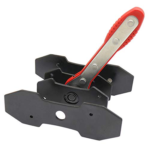 Five Bananas Brake Caliper Press Tool, Car Ratcheting Brake Caliper Piston Spreader Press Tool with 2 pcs Steel Plates, Red