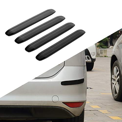 JoyTutus Rubber Strips for Car Bumpers Side for Car Pickup Truck Uiversal SUV Anti-Scratch Rear Car Bumper Protector Back (4 Packs)