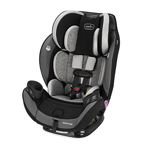 EveryStage DLX All-in-One Car Seat, Rear-Facing, Convertible and Booster Seat, Grows with Child Up to 120 lbs., Canyons Gray