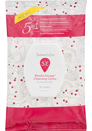 Summer’s Eve Cleansing Cloths, Blissful Escape, 32 Count
