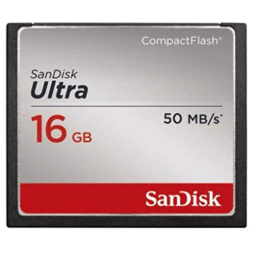 SanDisk Ultra 16GB CompactFlash Memory Card Speed Up To 50MB/s- SDCFHS-016G-G46