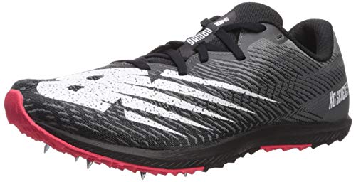 New Balance Men's Cross Country Seven V2 Spikeless Running Shoe, Black/White, 7 M US