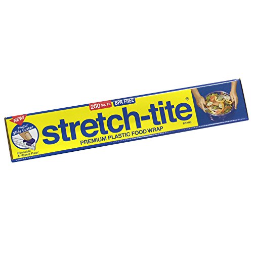 Stretch-Tite Premium Food Wrap With Titecut Slide Cutter, 250 Sq.ft