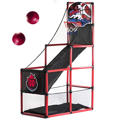 Arcade Basketball Hoop Game by BestKidBall – Basement Toys – Basketball Hoop for Kids – Basketball Game with Hoop Training System – Kids Indoor Sports Toys – Fun and Entertaining