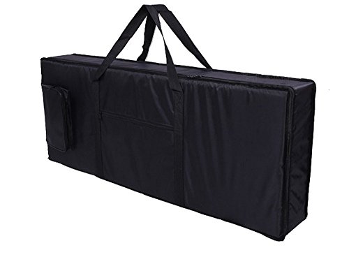 Tosnail 61-note Keyboard Gig Bag Piano Case Padded with 6mm Cotton - 39'' x 16' x 6'' (61 Note Keyboard)