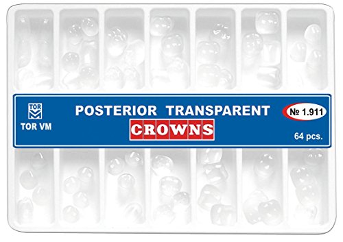 Zubastick Dental Posterior Transparent Crowns Matrices Matrix 64 pcs