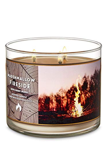 Bath & Body Works 3 Wick Marshmallow Fireside