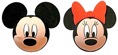 Mickey Mouse and Minnie Mouse Faces Antenna Toppers