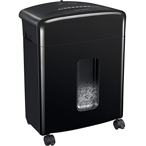 Bonsaii 12-Sheet Cross-Cut Paper and Credit Card Shredder with 3.5-gallons Pullout Basket, Black (C220-A)