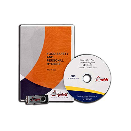 (2010) Food Safety & Personal Hygiene Video Training Kit | Follows OSHA Standard For Sanitation 1910.141 Easily Train Unlimited Employees | National Safety Compliance
