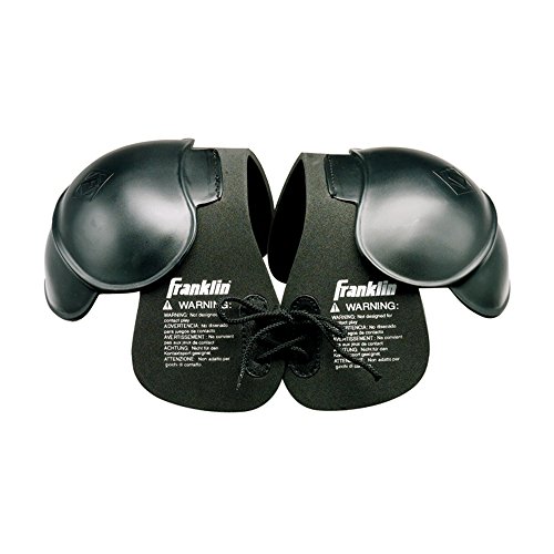 Franklin Sports Youth Shoulder Pads - Perfect for Halloween Costume, Black (6604-5)