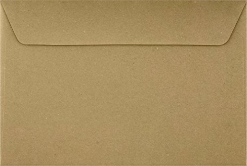 6 x 9 Booklet Envelopes in 70 lb. Grocery Bag for Mailing a Business Letter, Catalog, Financial Document, Magazine, Pamphlet, 50 Pack (Brown)