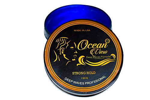 Ocean View Deep Waves Pomade - Water-Based Hair Cream for 360 Wave
