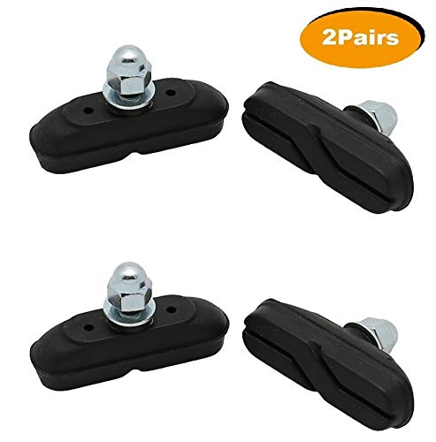 Aniki Bicycle Bike Rainy Weather Proof Brake PAD Shoes New 50MM (2 Pairs)