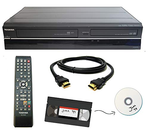 Toshiba VHS to DVD Recorder VCR Combo w/ Remote, HDMI
