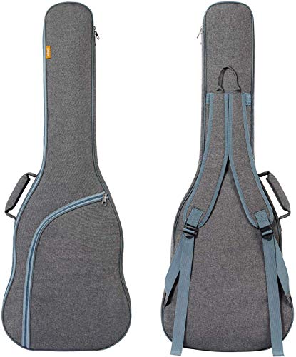 CAHAYA Electric Guitar Bag Padded Electric Guitar Gig Bag Case 0.35in Padding Dual Adjustable Shoulder Strap Electric Guitar Case