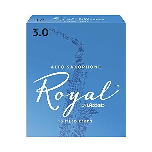 Royal Alto Sax Reeds, Strength 3.0, 10-pack