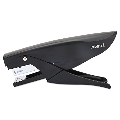 Universal Plier Stapler, 20 Sheet Capacity, Black/Red