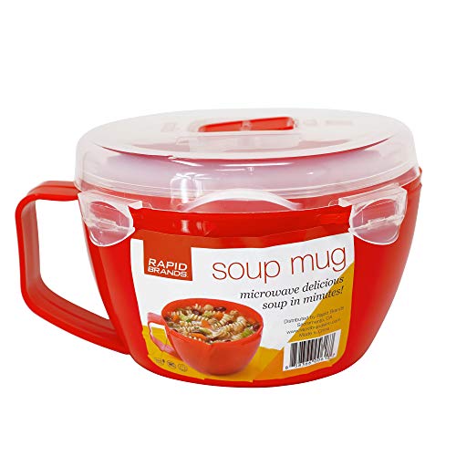 Rapid Noodle/Soup Bowl| Microwave Soup & Noodles in Minutes | Perfect for Dorm, Small Kitchen, or Office | Dishwasher-Safe, Microwaveable, BPA-Free