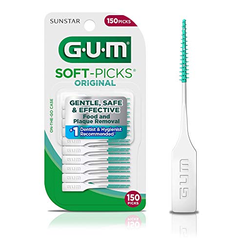 GUM - 6326RA Soft-Picks Original Dental Picks, 150 Count